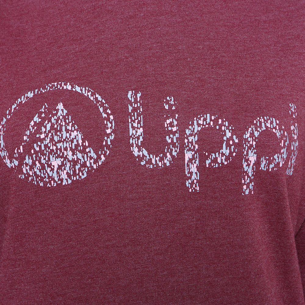 Poleron Mujer Insigne Cotton Hoody Melange Rosa Lippi V18-4