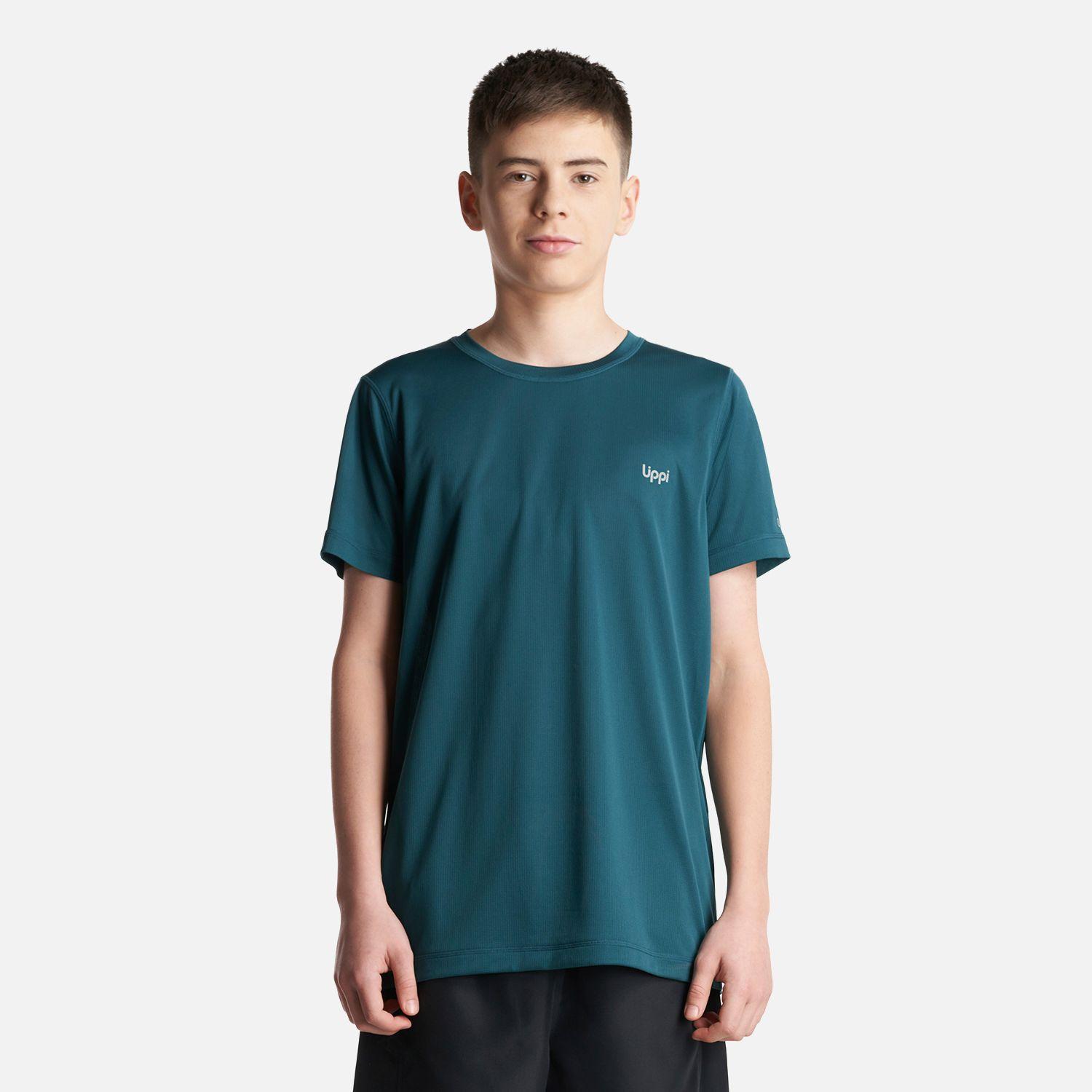 Polera Teen Boy Core Q-Dry T-Shirt Petroleo Lippi-1