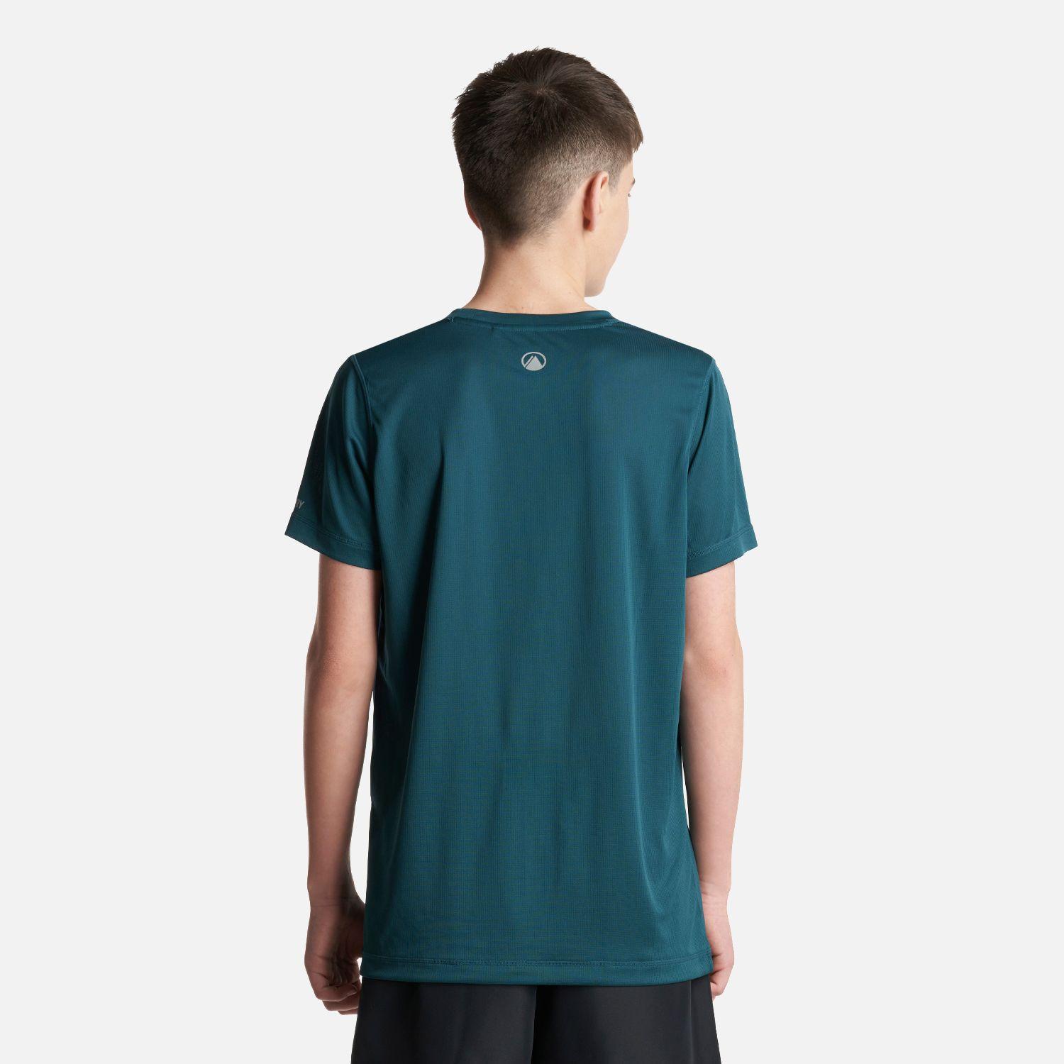 Polera Teen Boy Core Q-Dry T-Shirt Petroleo Lippi-3