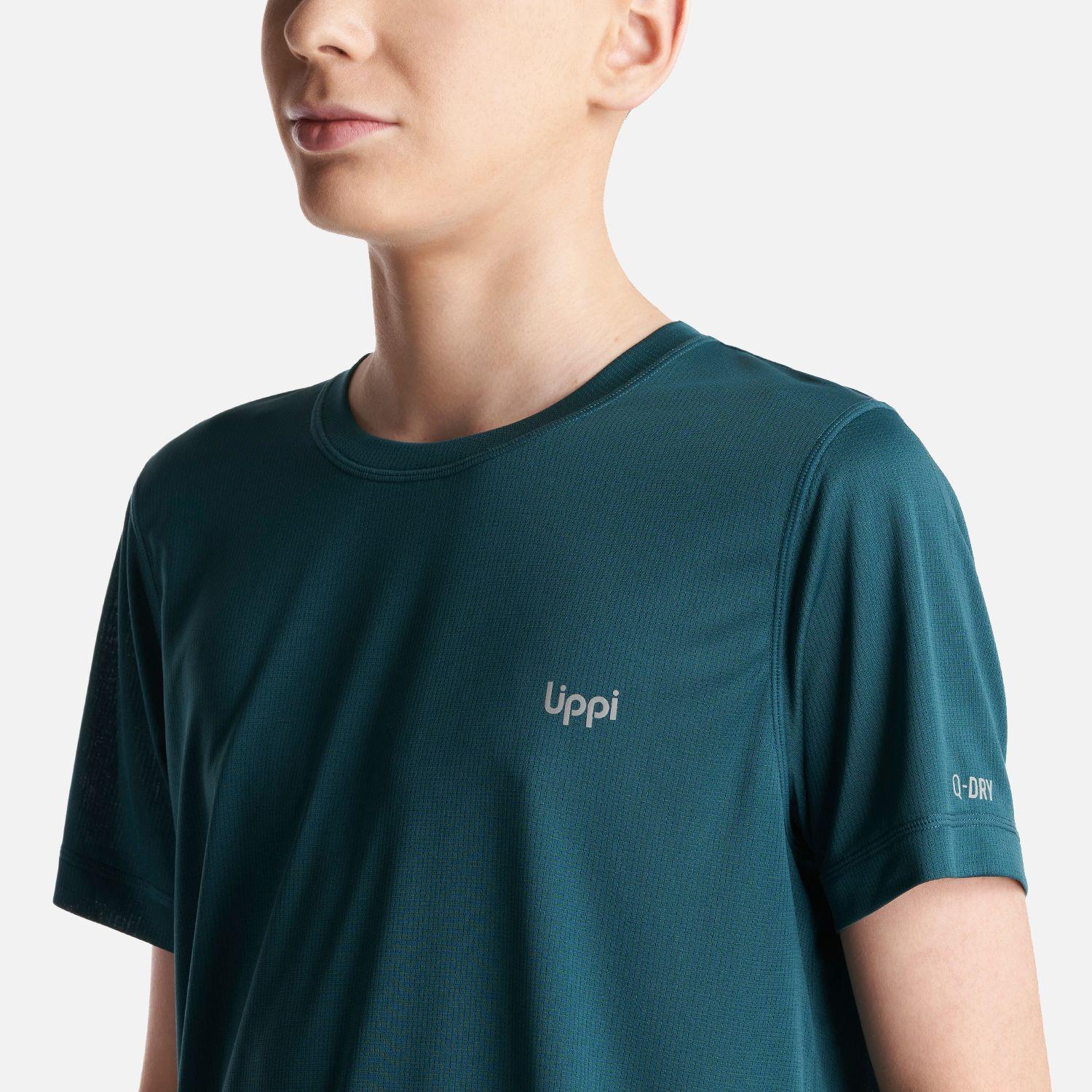 Polera Teen Boy Core Q-Dry T-Shirt Petroleo Lippi-4