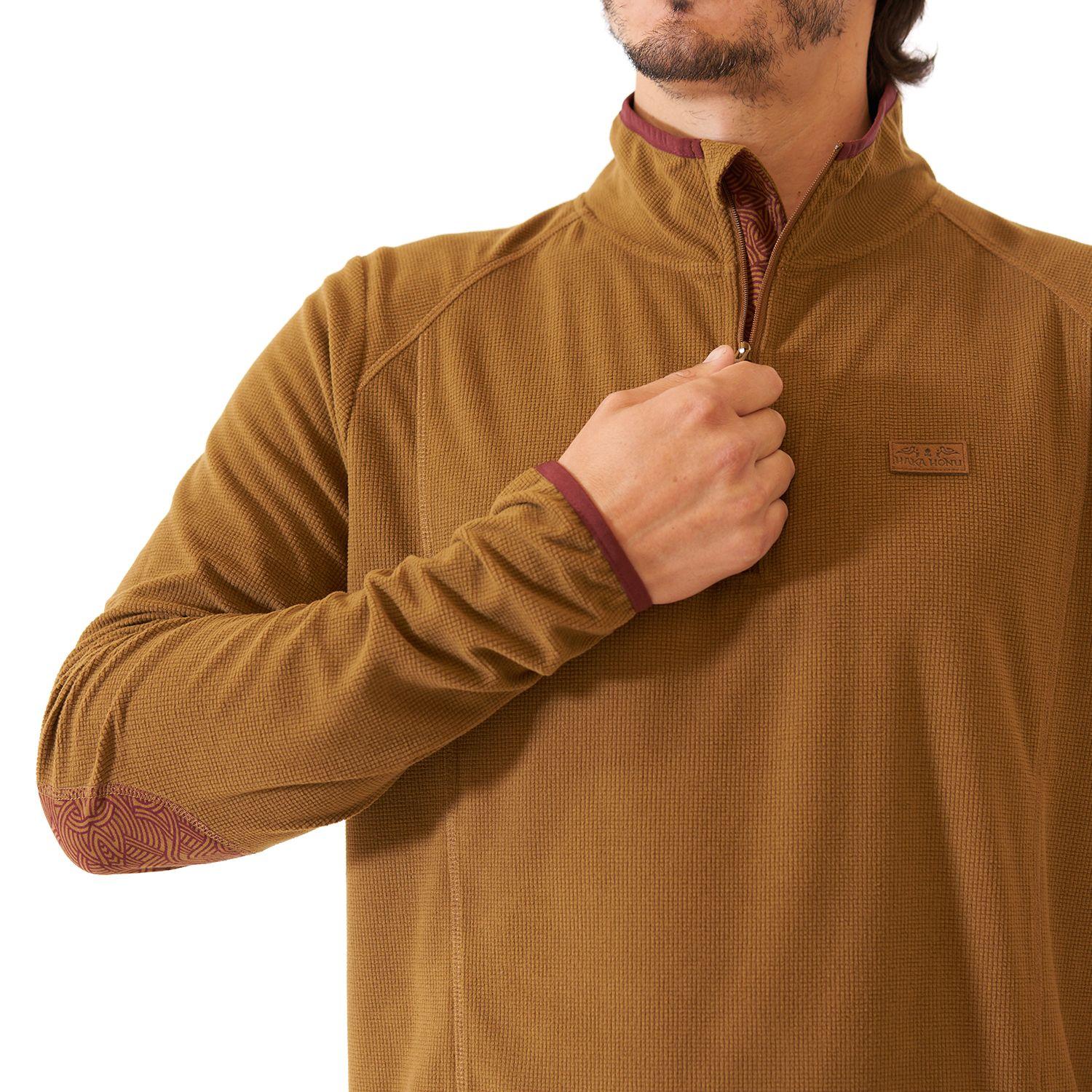 Poleron Hombre Taina Mostaza Haka Honu V21-4