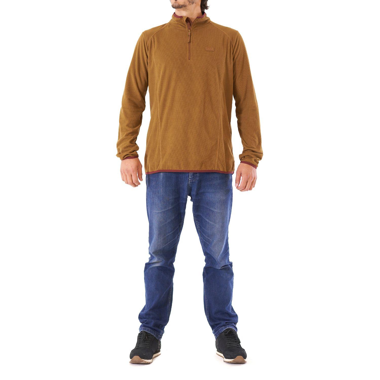 Poleron Hombre Taina Mostaza Haka Honu V21-6