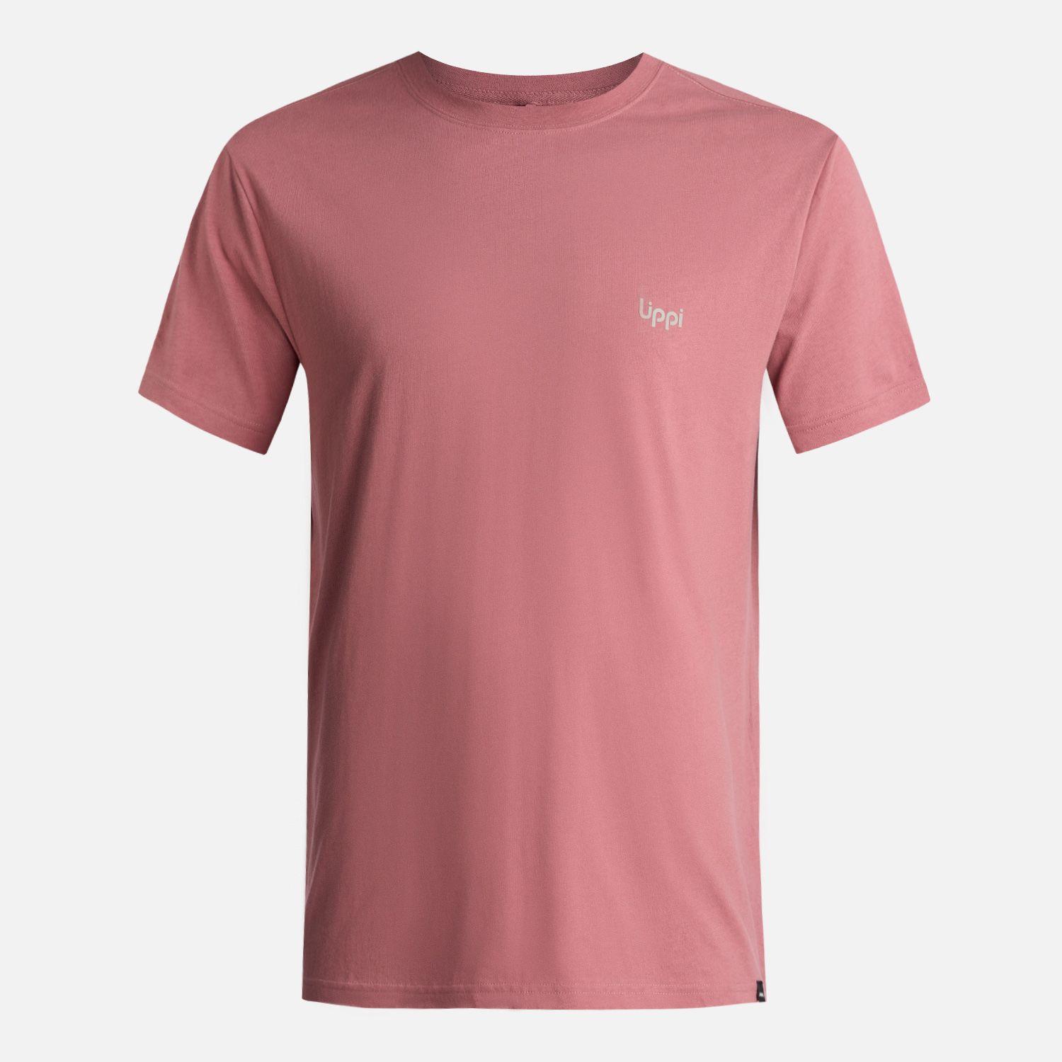 Polera Hombre Logo Lippi Back Print TShirt Rosa Oscuro Lippi-5