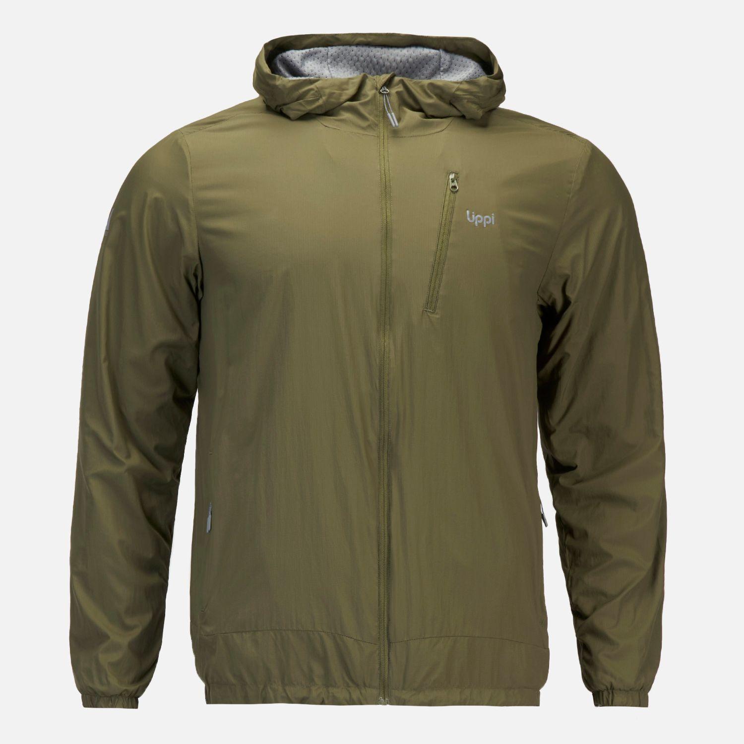 Chaqueta Hombre Spry Windbreaker Nano-F Hoody Jacket Verde Oscuro Lippi-0
