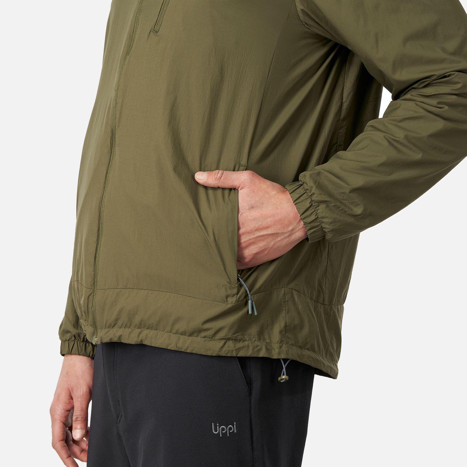 Chaqueta Hombre Spry Windbreaker Nano-F Hoody Jacket Verde Oscuro Lippi-5