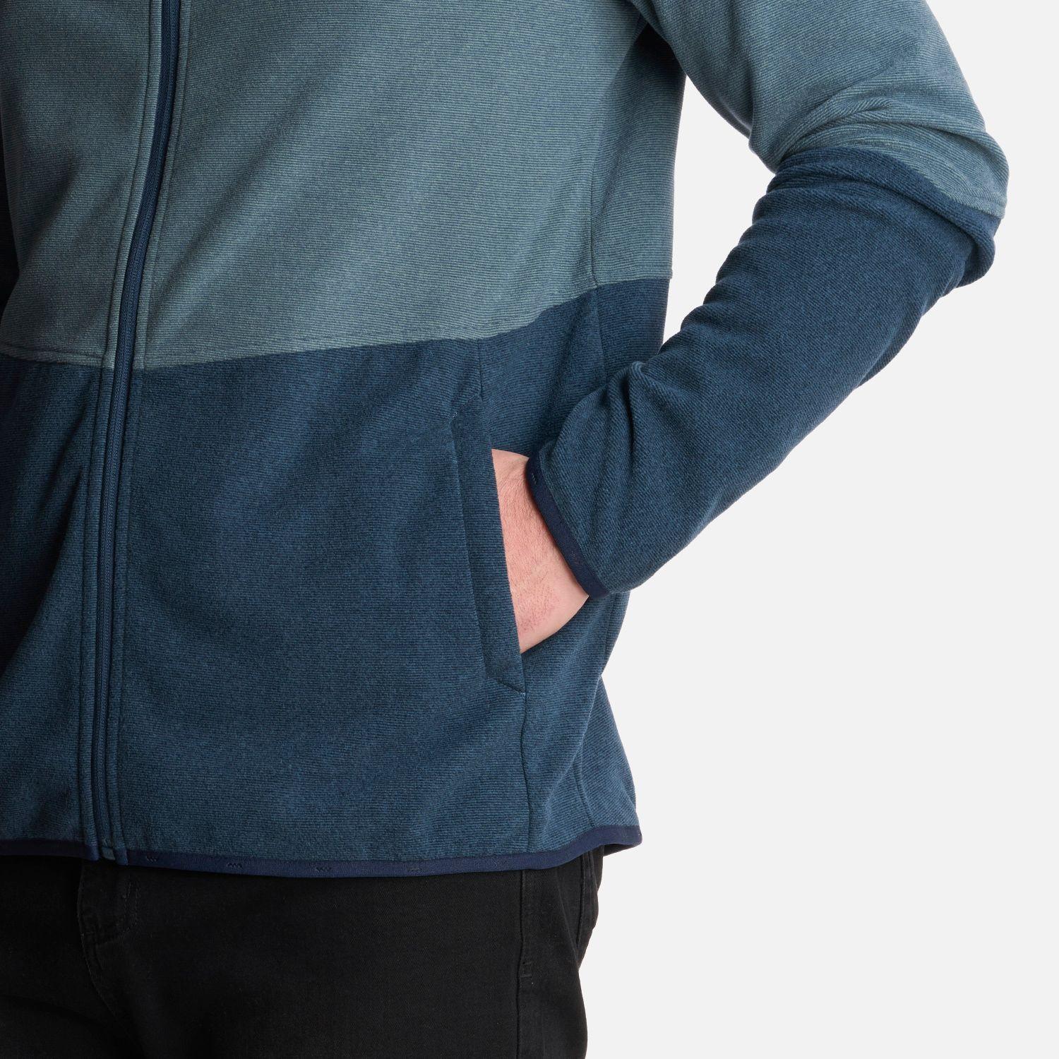 Polerón Hombre Stripes Nano-F Full Zip Hoody Azul Lippi-4