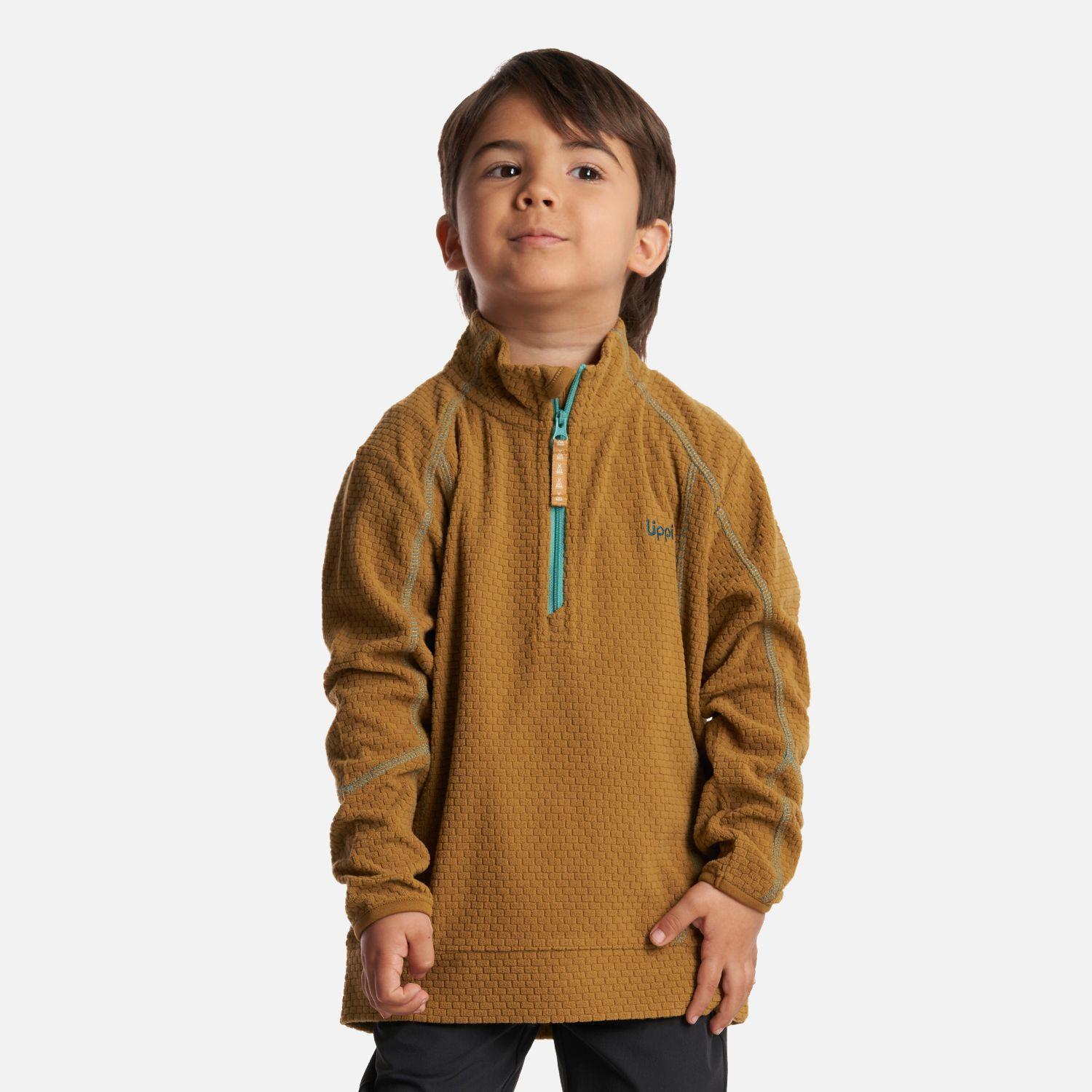 Poleron Niño Saltamontes Nano-F 1/4 Zip Cafe Lippi-1