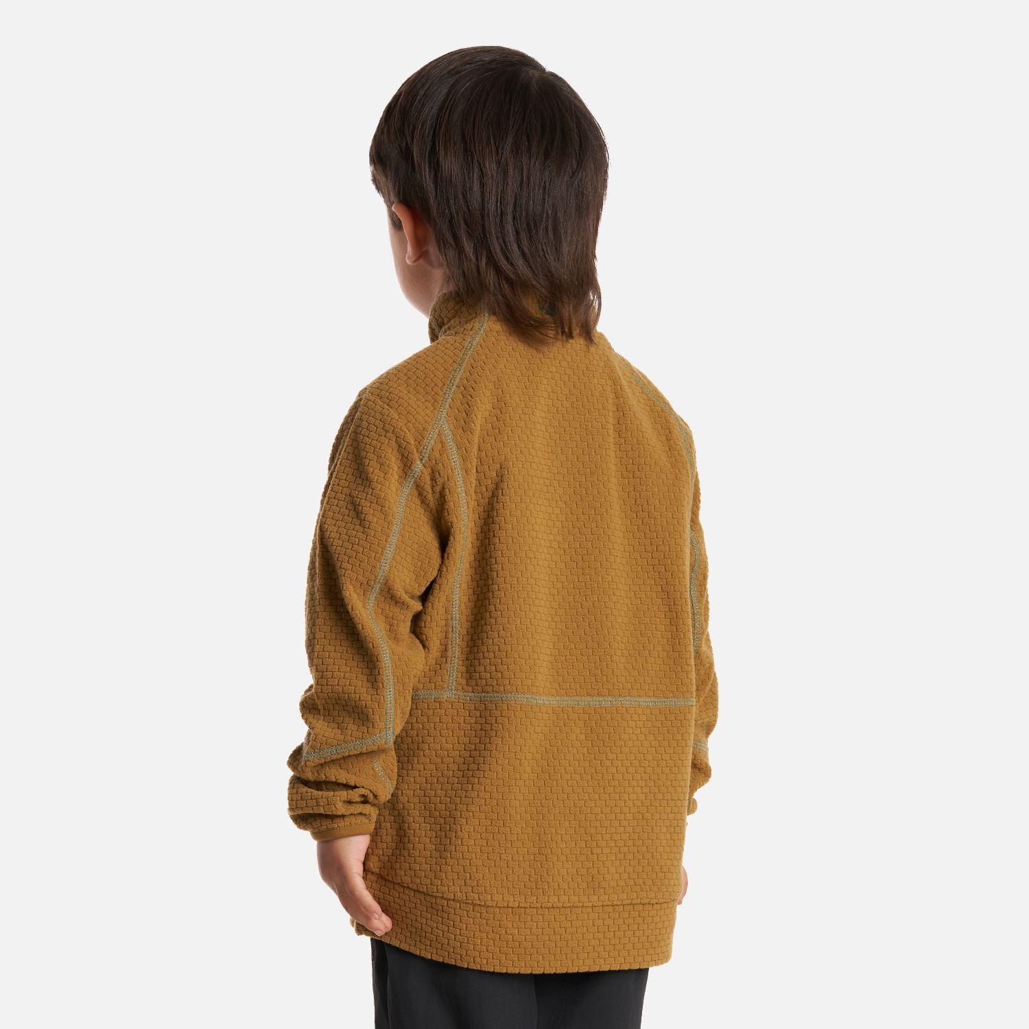 Poleron Niño Saltamontes Nano-F 1/4 Zip Cafe Lippi-3