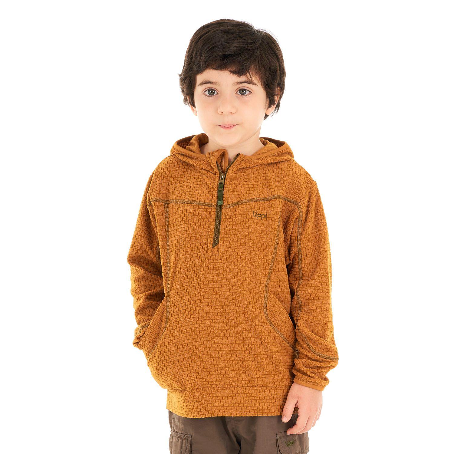 Poleron Niño Saltamontes Nano-F 14 Zip Hoody Mostaza Lippi-1