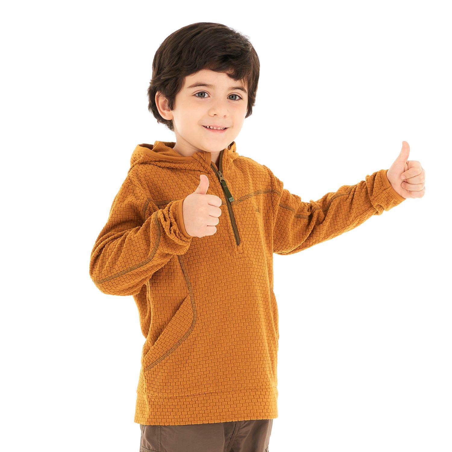 Poleron Niño Saltamontes Nano-F 14 Zip Hoody Mostaza Lippi-2