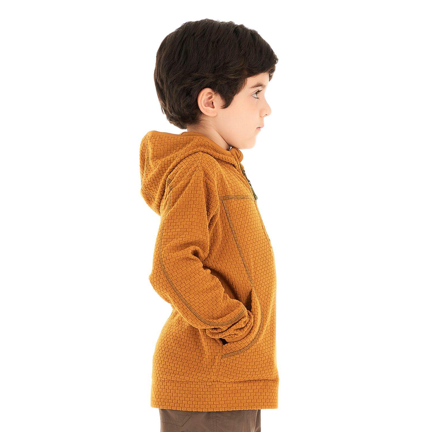 Poleron Niño Saltamontes Nano-F 14 Zip Hoody Mostaza Lippi-3