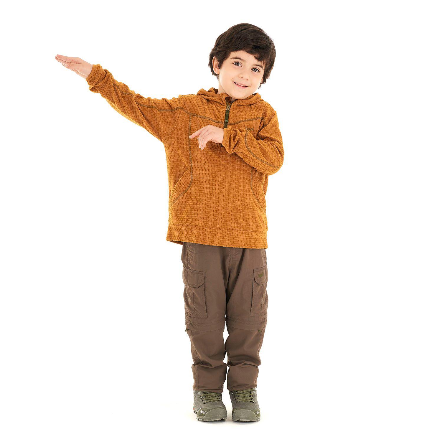 Poleron Niño Saltamontes Nano-F 14 Zip Hoody Mostaza Lippi-8