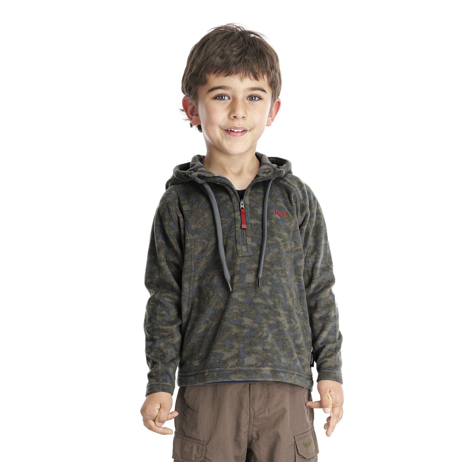 Chaqueta Niño Cold Day Therm-Pro Hoody Jacket Print Verde Lippi V22-1