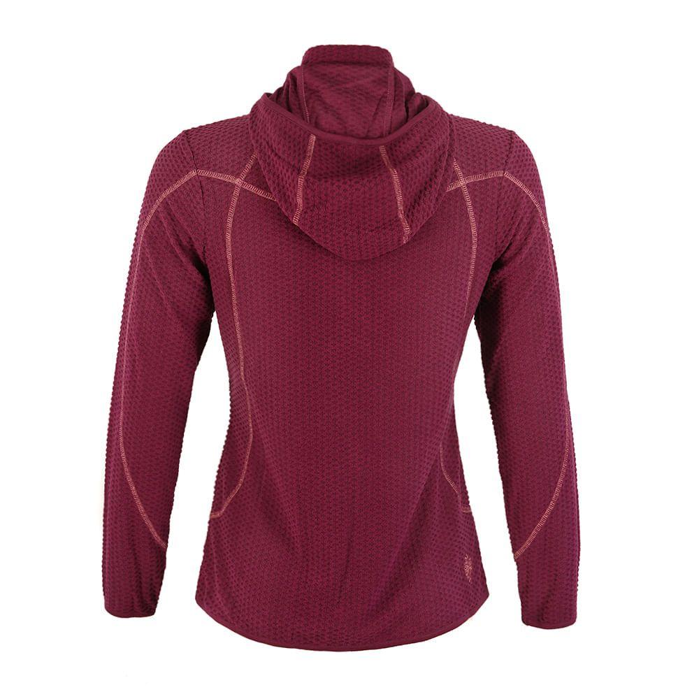 Poleron Mujer Jacaranda Nano-F 14 Zip Hoody Uva Lippi I18-1
