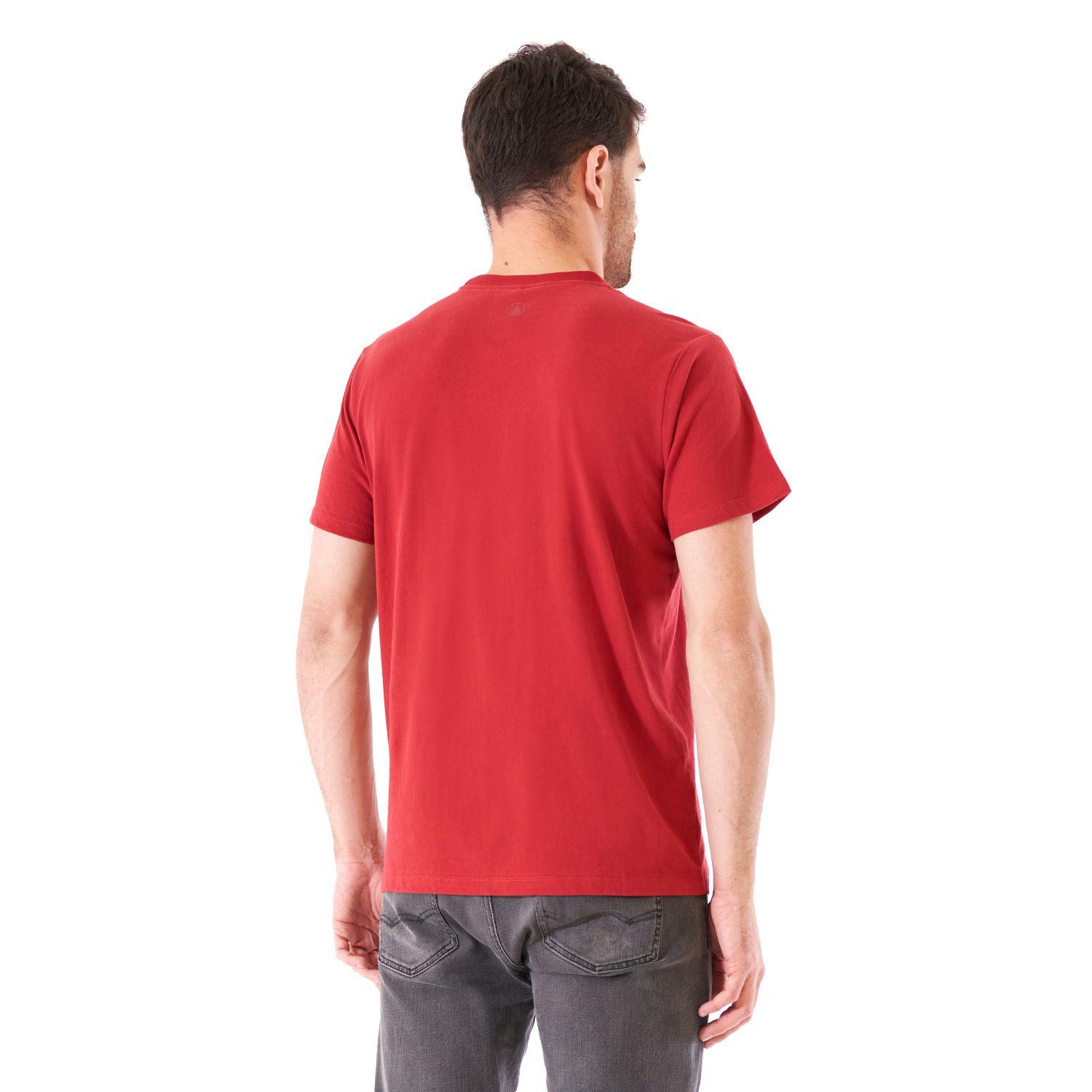 Polera Hombre Ulmo Cotton UV-Stop T-Shirt Rojo Lippi V21-3