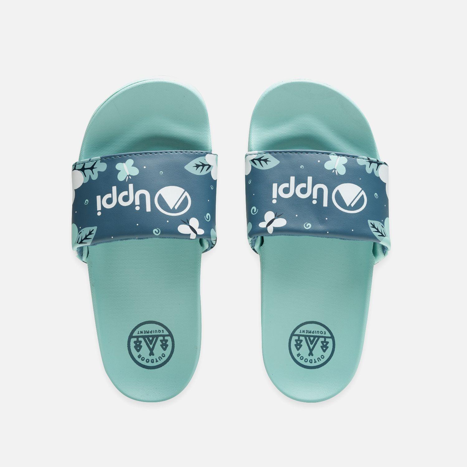 Sandalia Niña Insigne Slide Kids Celeste Lippi-3