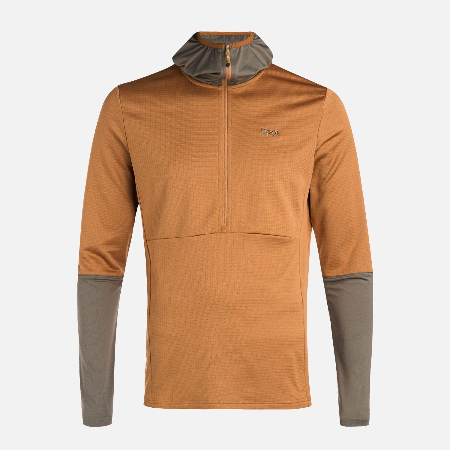 Polerón Hombre Maestri Nano-F 1/4 Zip Hoody Cafe Claro Lippi V26-5