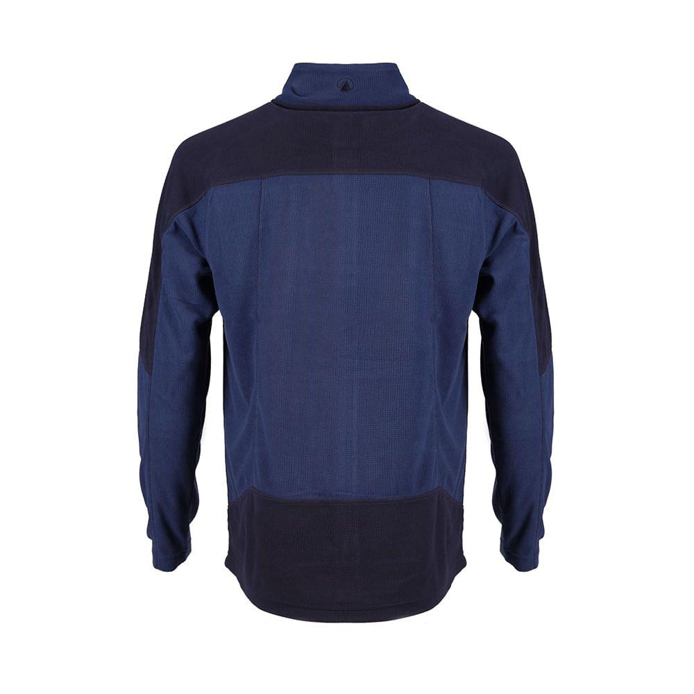 Poleron Hombre Numan Nano-F Jacket Azul Piedra Lippi-1