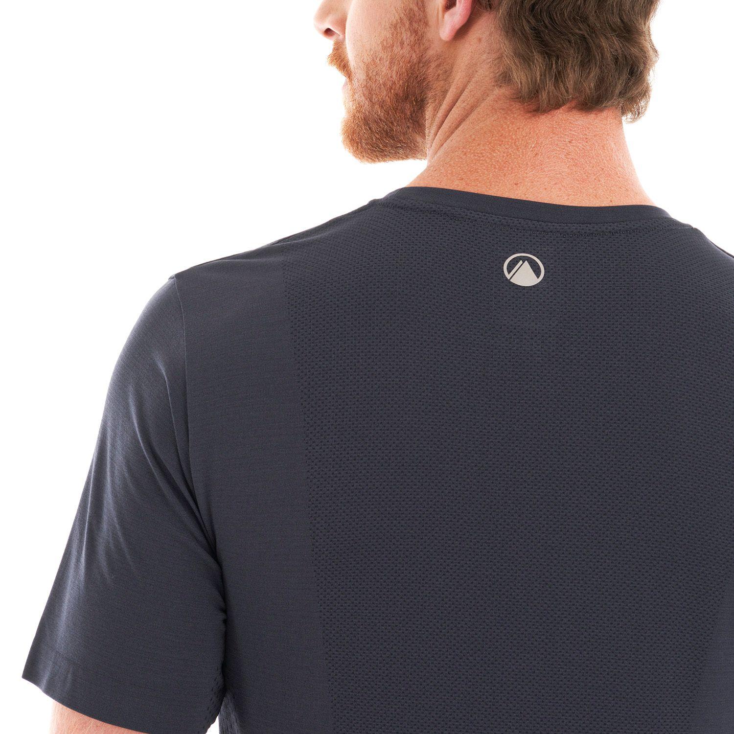 Polera Hombre Challenge Seamless T-Shirt Azul Piedra Lippi-7