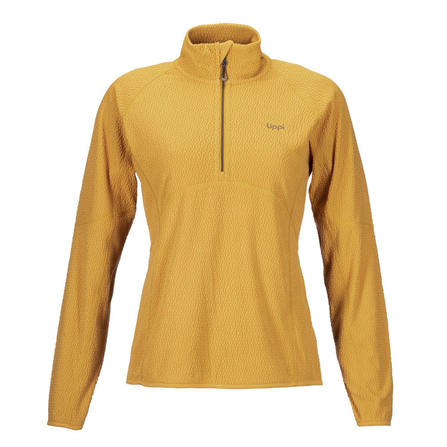 Poleron Mujer Jacaranda Nano-F 14 Zip Mostaza Lippi I20-0