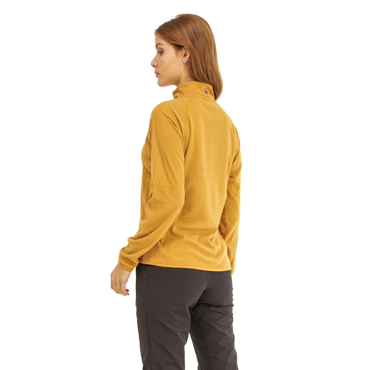 Poleron Mujer Jacaranda Nano-F 14 Zip Mostaza Lippi I20-2
