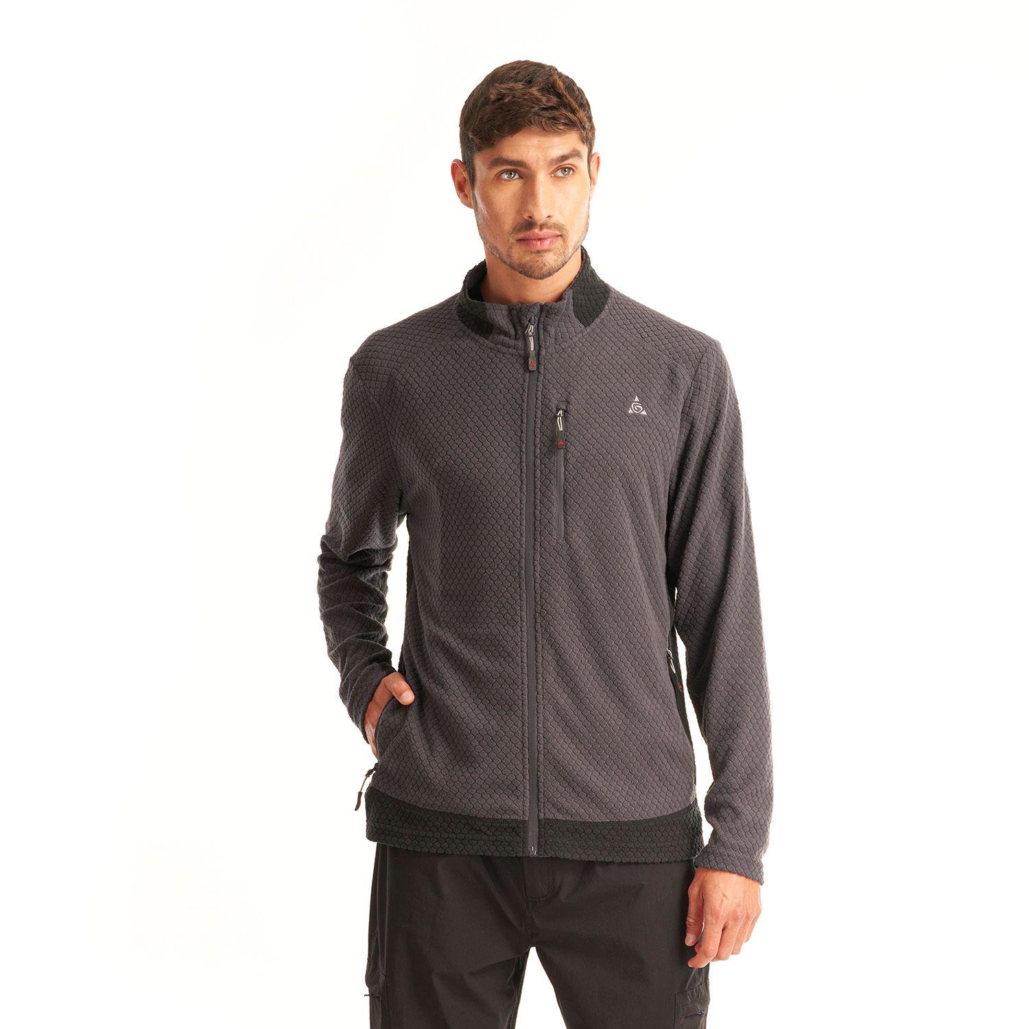 Poleron Hombre Secoya Grafito Geography-1