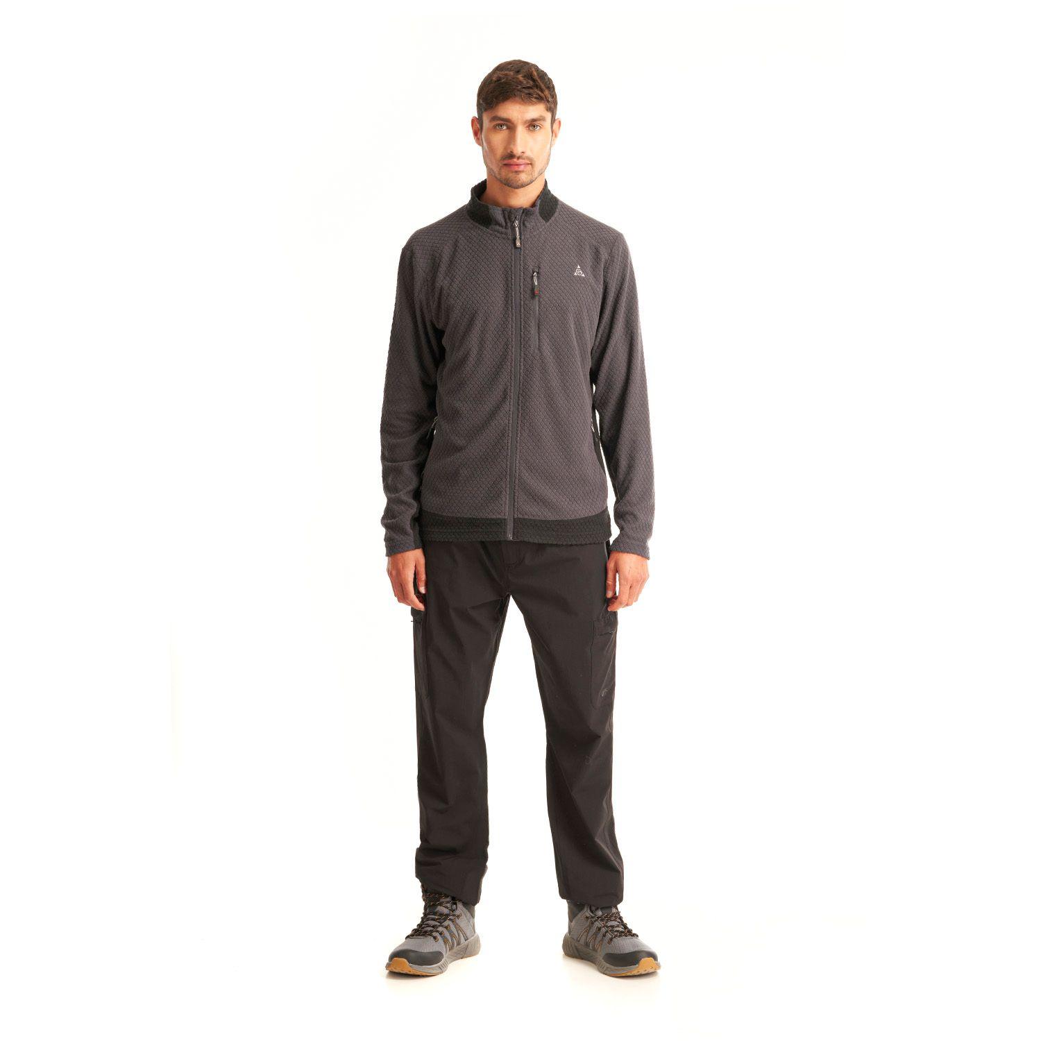 Poleron Hombre Secoya Grafito Geography-5