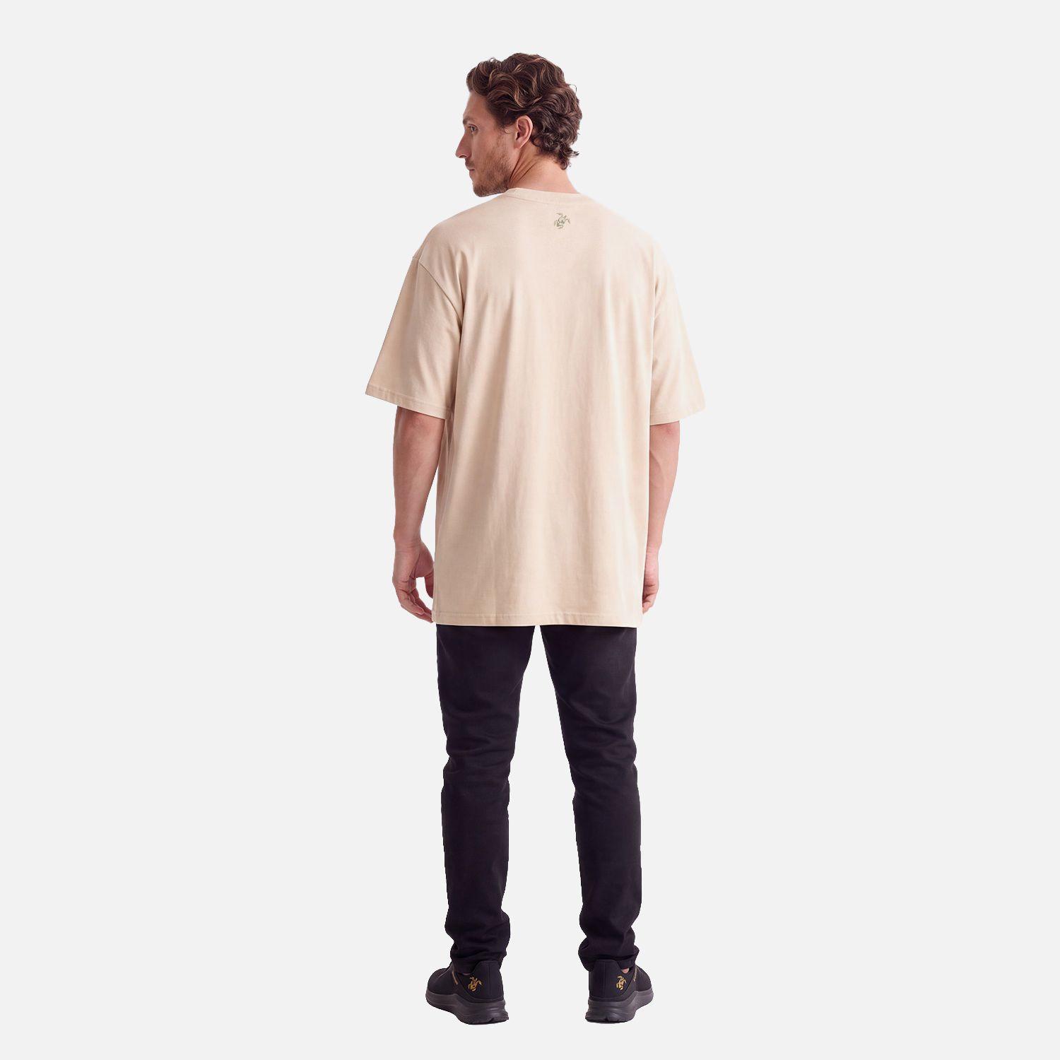 Polera Hombre Polo Crema Haka Honu V27-3