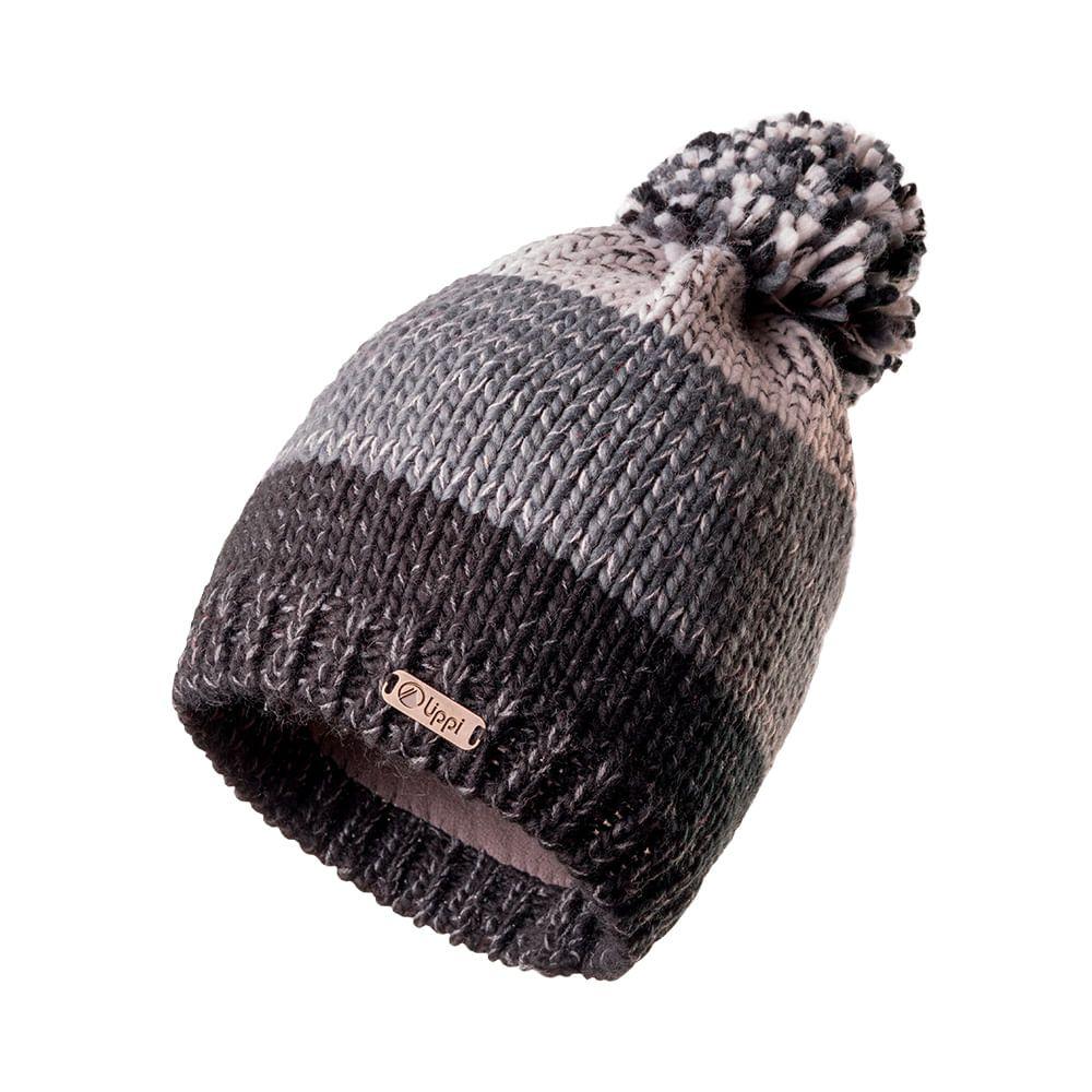 Gorro Unisex Zermatt Pom Beanie Gris Oscuro Lippi V19-0