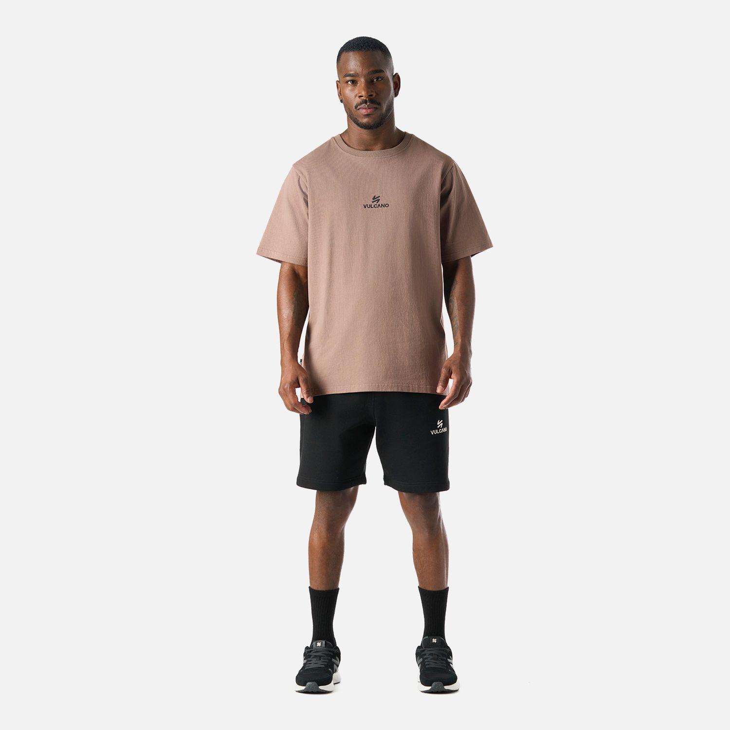 Polera Hombre Cool Down T-Shirt Taupe Vulcano-5