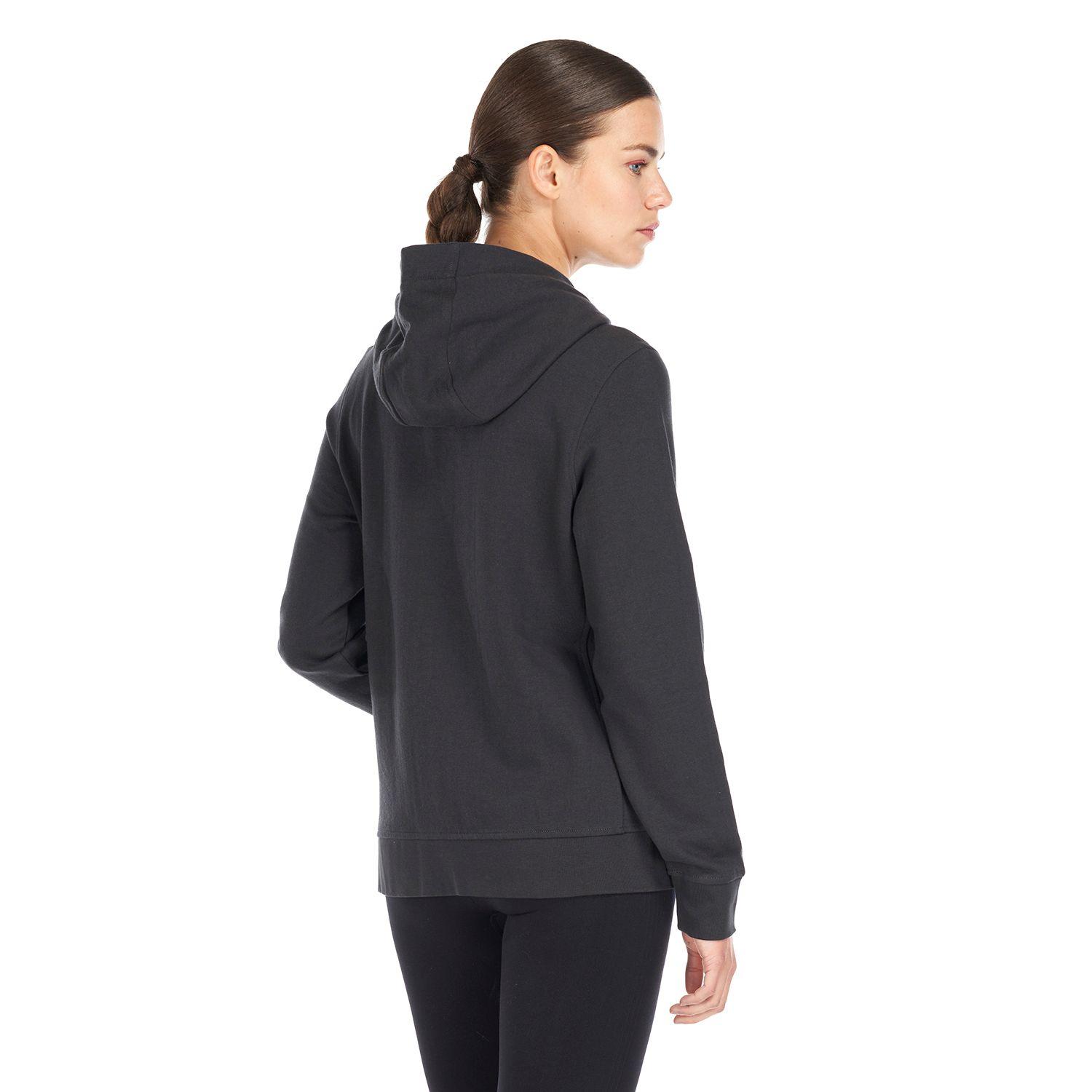Poleron Mujer Insigne Full Zip Hoody Sweatshirt Melange Grafito Lippi-4