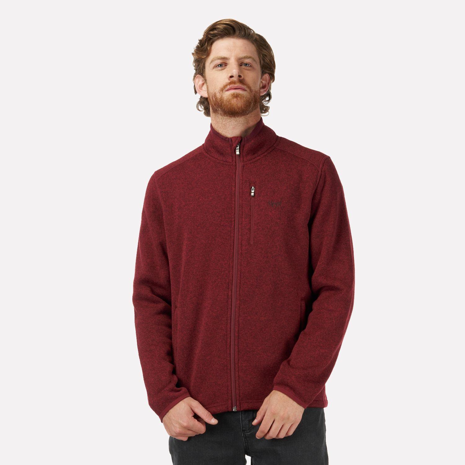 Chaqueta Hombre Coronado Therm-Pro Jacket Melange Vino Lippi I22-1