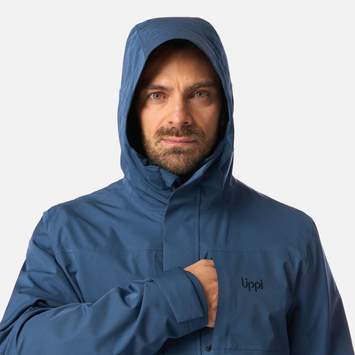 Chaqueta Hombre Tres Cruces Fusion-3 Hoody Jacket Azul Oscuro Lippi I26-3