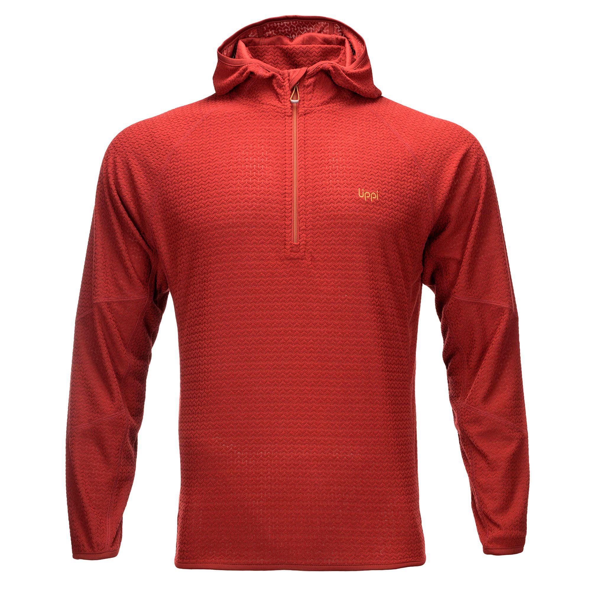 Poleron Hombre Jacaranda Nano-F 14 Zip Hoody Ladrillo Lippi-0