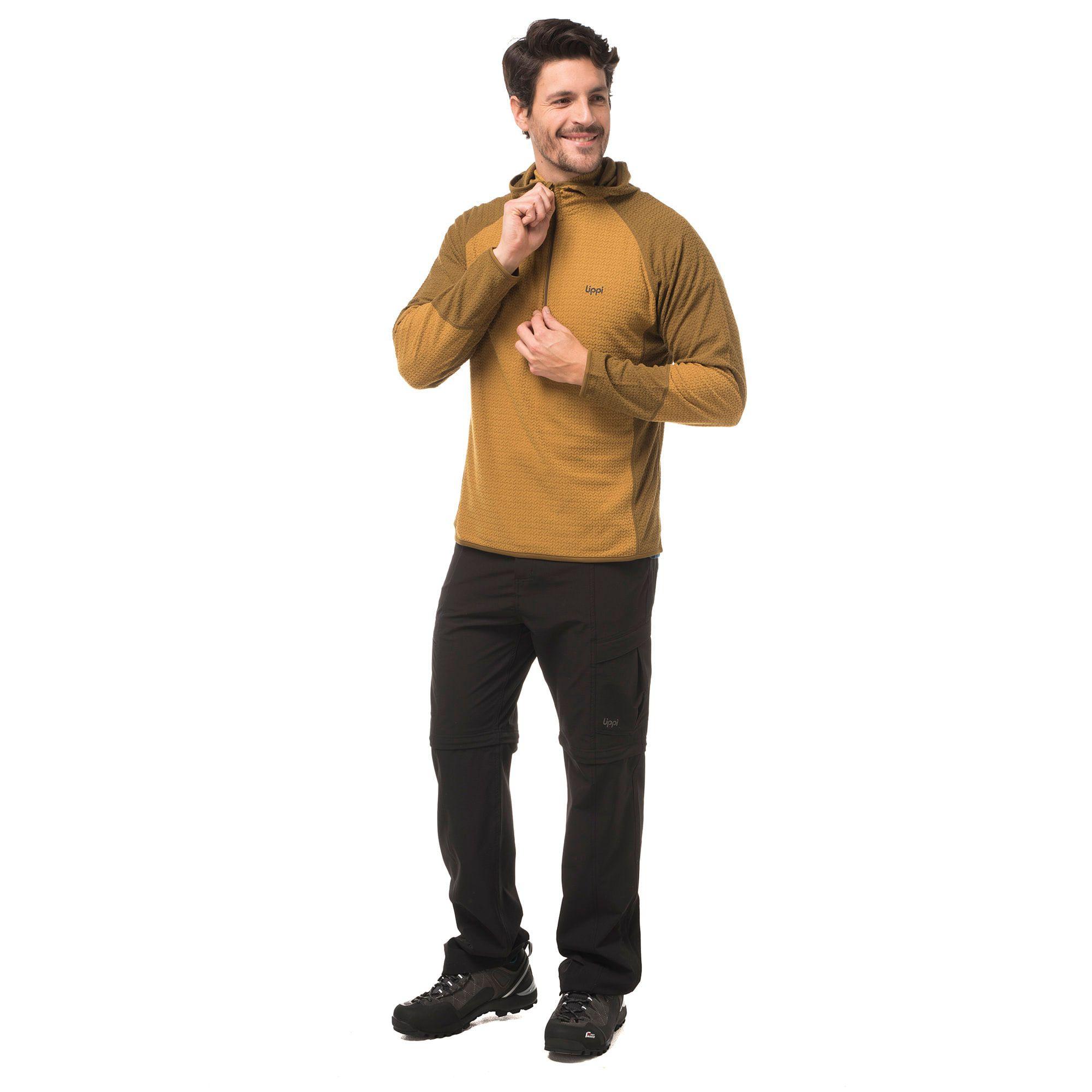 Poleron Hombre Jacaranda Nano-F 14 Zip Hoody Ladrillo Lippi-3