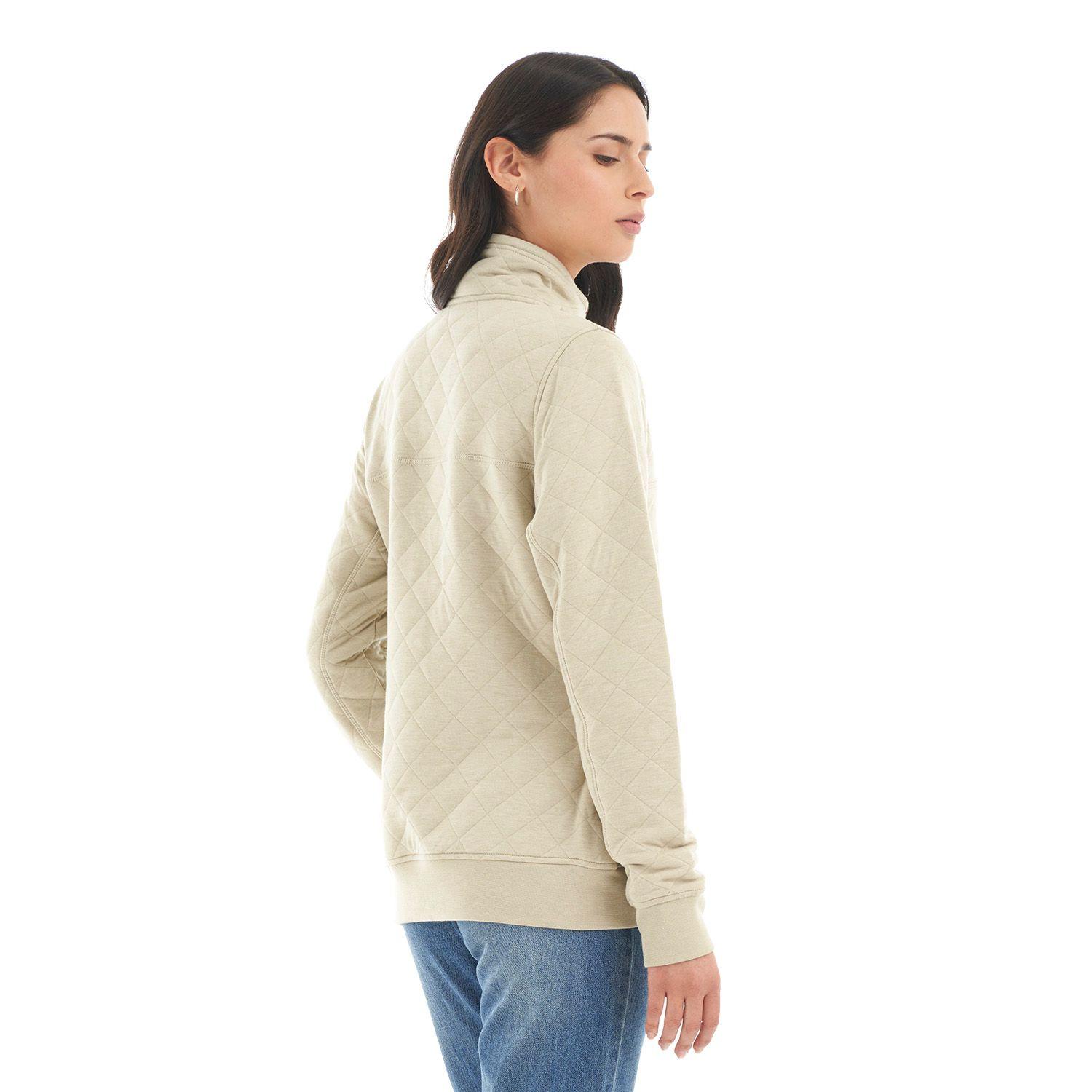 Poleron Mujer Tokerau insulado Beige Haka Honu-4