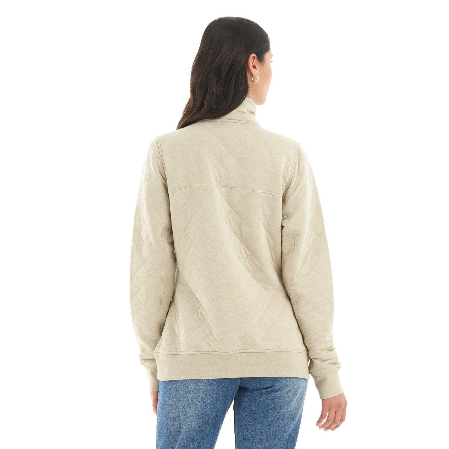 Poleron Mujer Tokerau insulado Beige Haka Honu-5