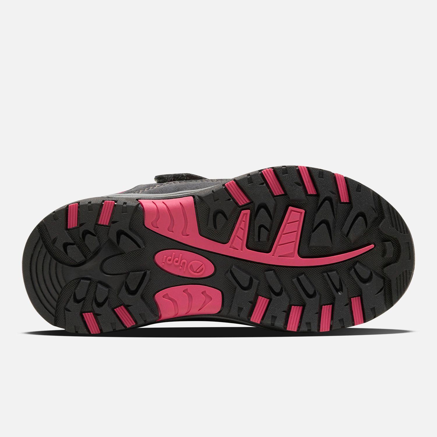 Zapato Niña Puelo Cs Low Velcro Gris / Fucsia Lippi V26-2