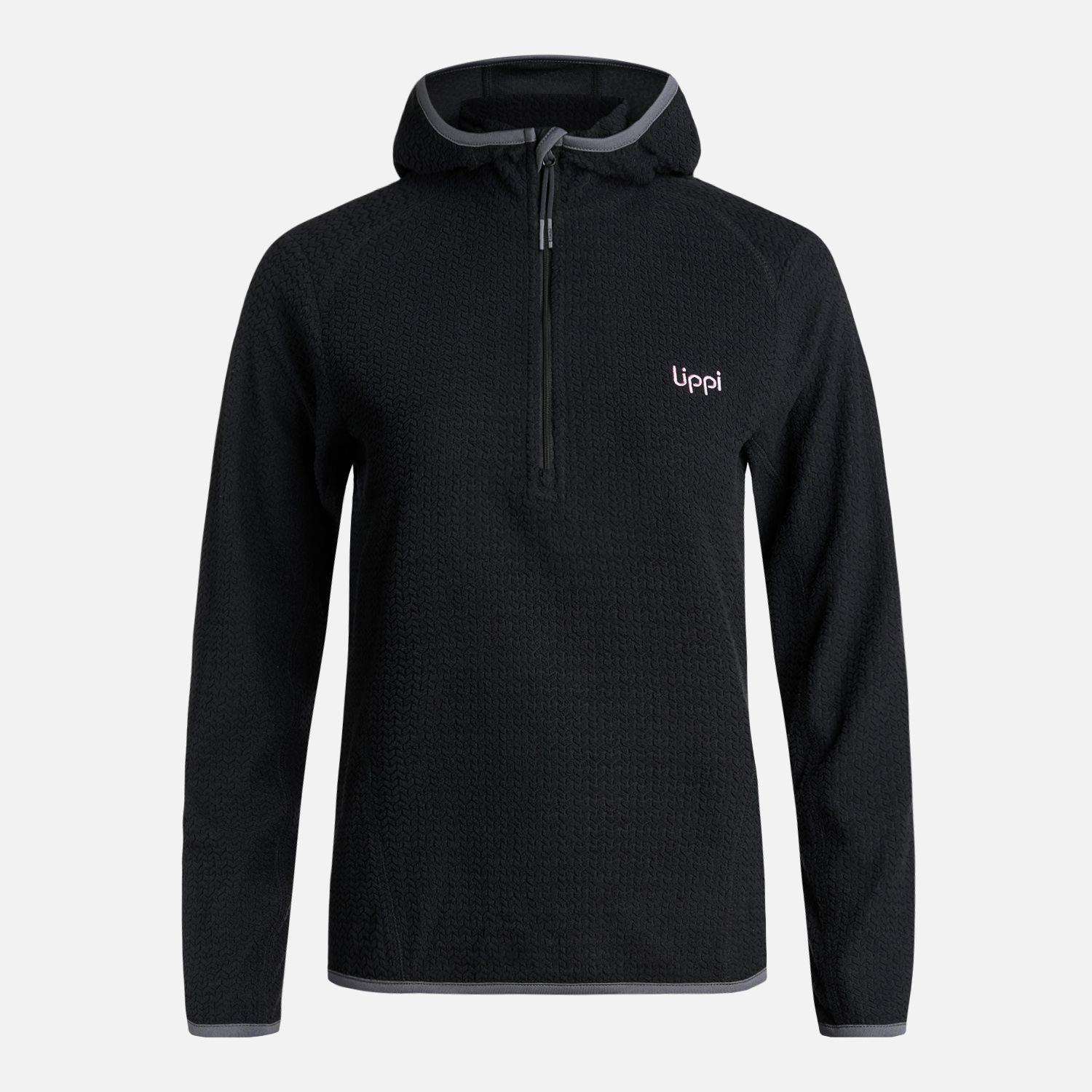 Polerón Teen Girl Mild Nano-F 14 Zip Hoody Negro Lippi V25-5