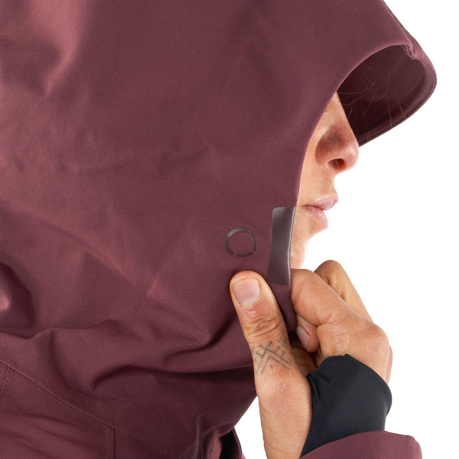 Chaqueta Mujer Snow Raptor B-Dry Hoody Jacket Burdeo Lippi-4