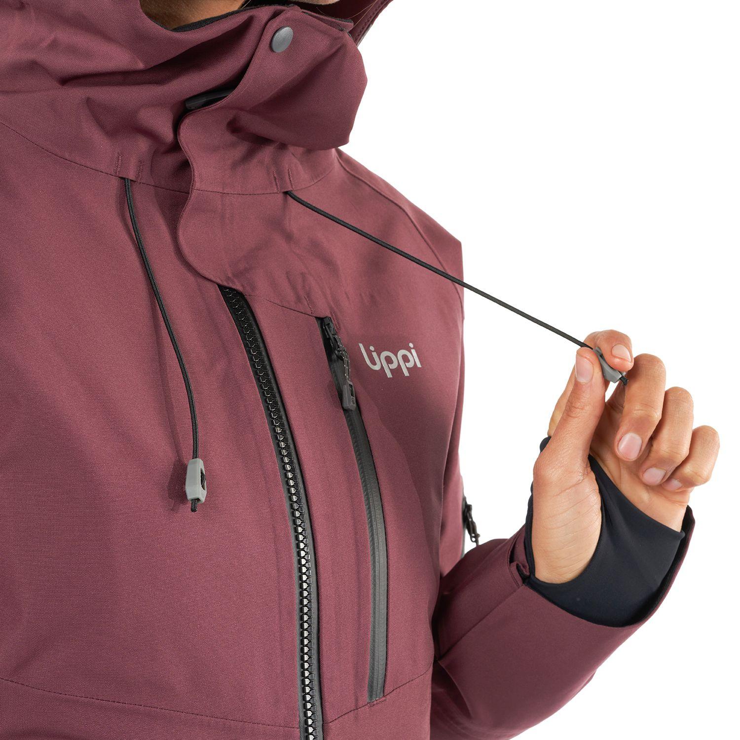 Chaqueta Mujer Snow Raptor B-Dry Hoody Jacket Burdeo Lippi-5