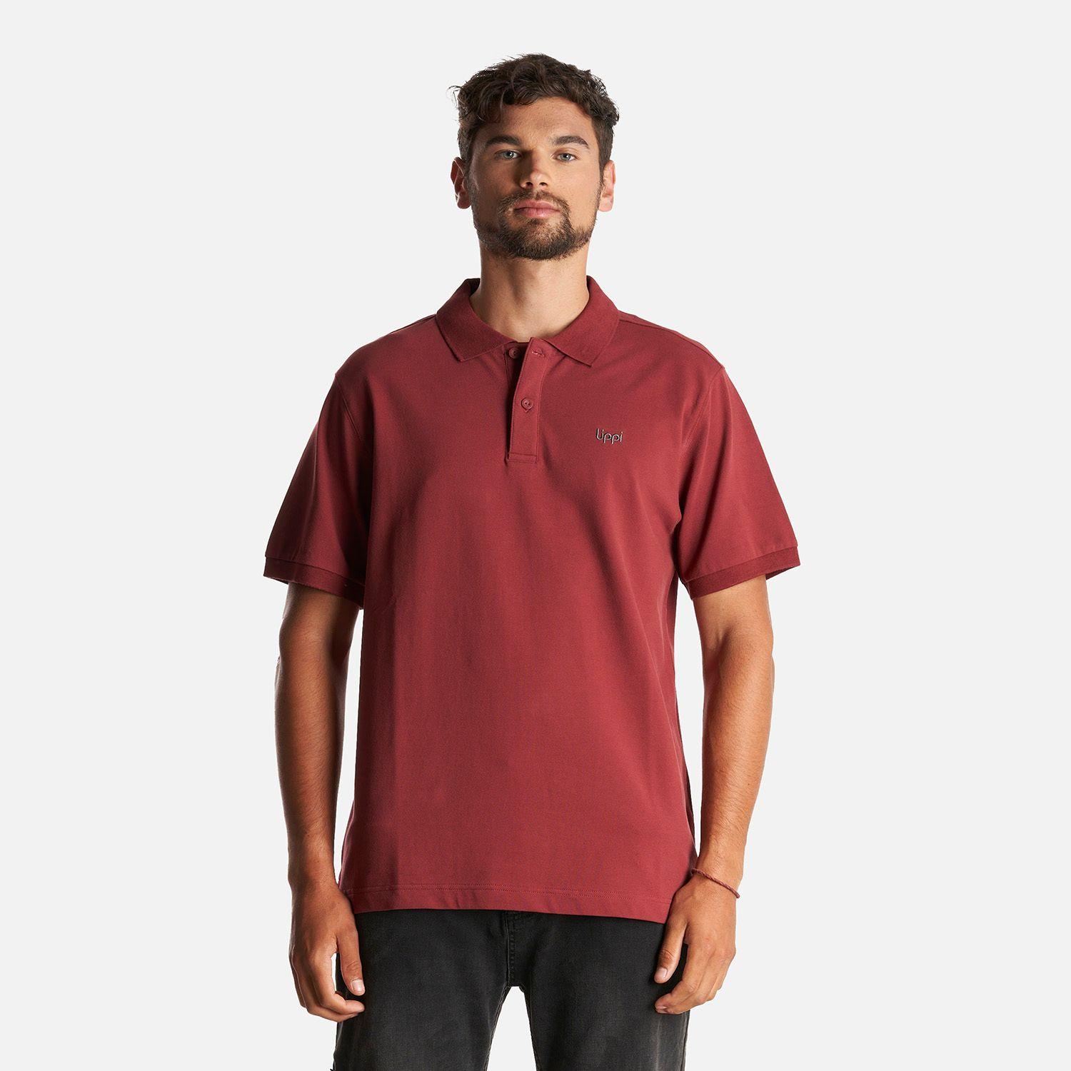 Polera Hombre First Class Elastic Polo Ladrillo Lippi-1