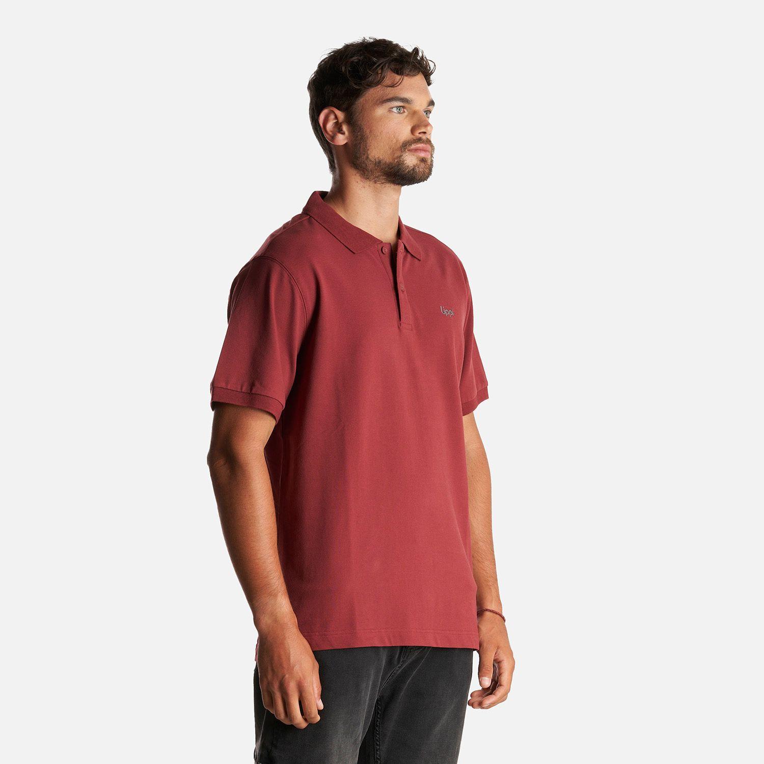 Polera Hombre First Class Elastic Polo Ladrillo Lippi-2