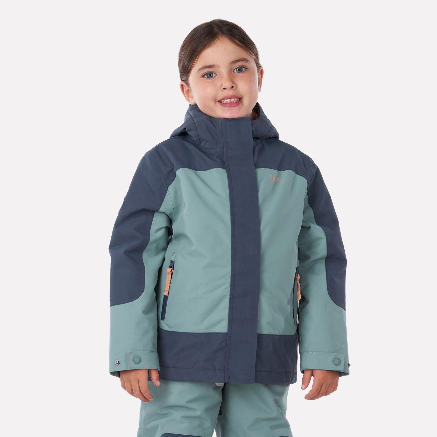 Chaqueta Niña Andes Snow B-Dry Hoody Jacket Jade Oscuro Lippi I22-1