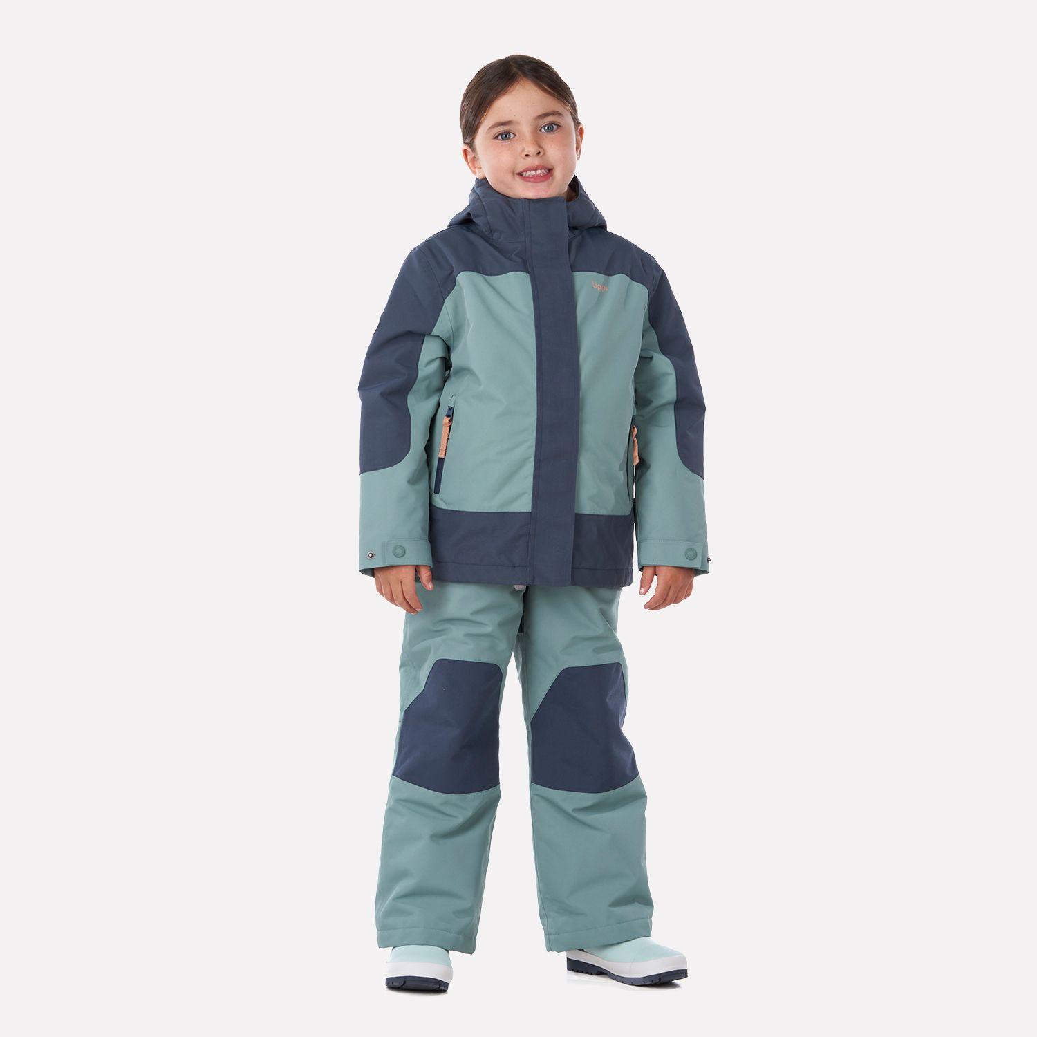 Chaqueta Niña Andes Snow B-Dry Hoody Jacket Jade Oscuro Lippi-5