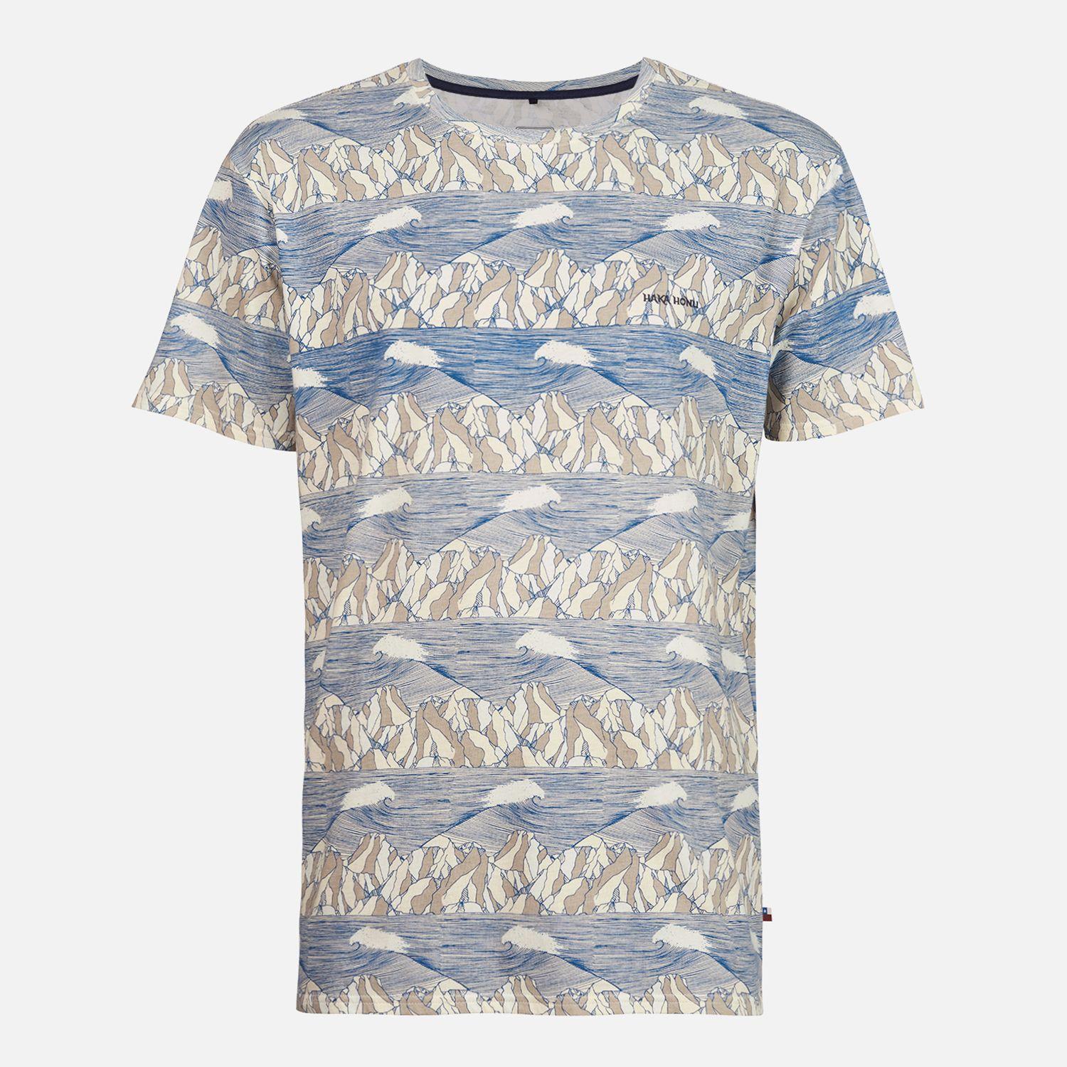 Polera Hombre Taitao Print Crudo Haka Honu-0