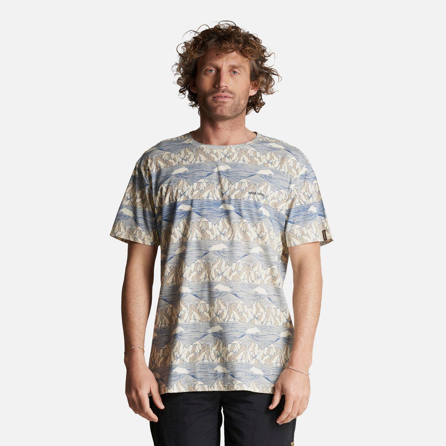 Polera Hombre Taitao Print Crudo Haka Honu-1