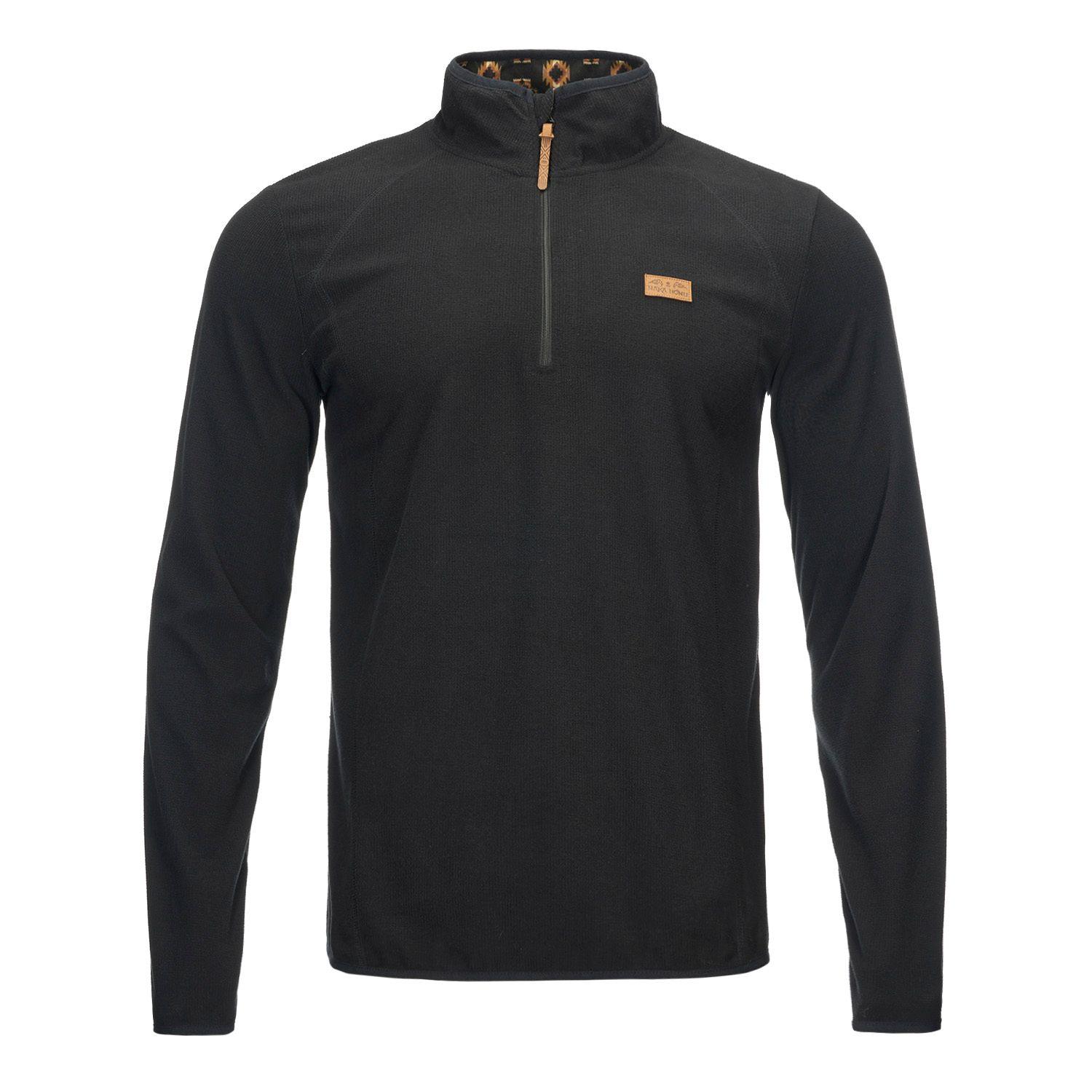 Poleron Hombre Taina Negro Haka Honu V22-0