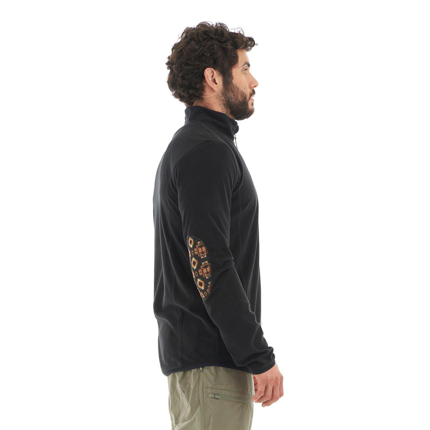 Poleron Hombre Taina Negro Haka Honu V22-3