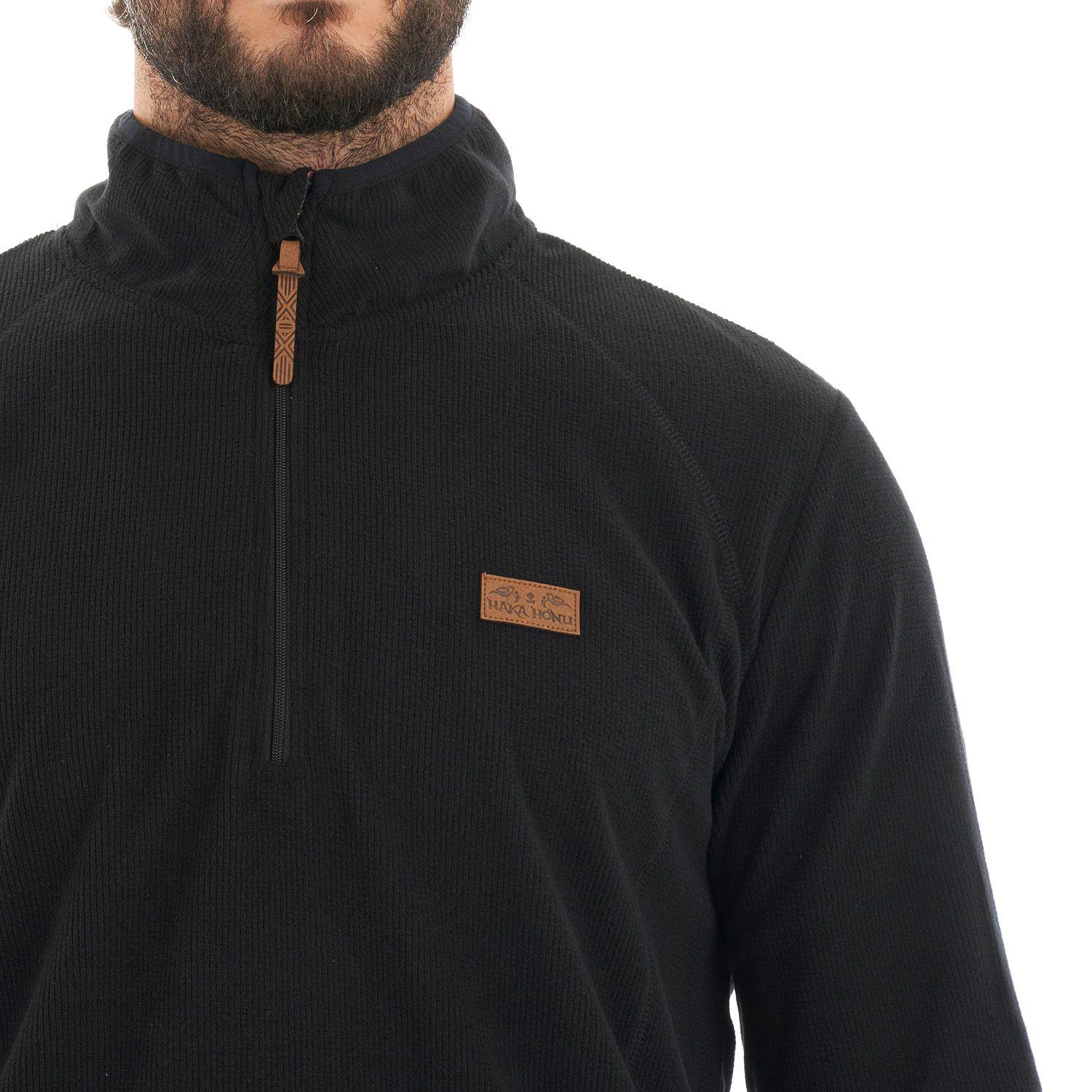 Poleron Hombre Taina Negro Haka Honu V22-6